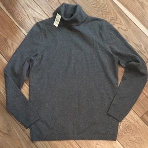 NWT Talbots Grey Turtleneck Sweater Medium